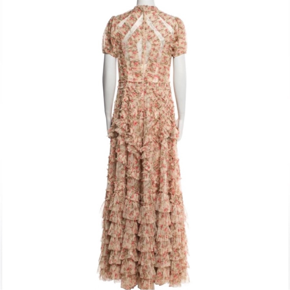 Mac Duggal Pink Floral Dress like new size 8 - Picture 4 of 8